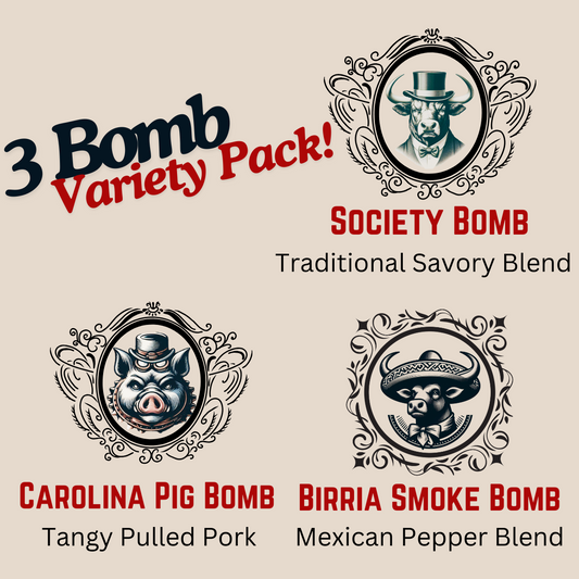 Variety Pack - Smoke, Society, and Pig Bomb