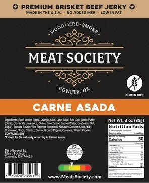 Carne Asada Brisket Jerky