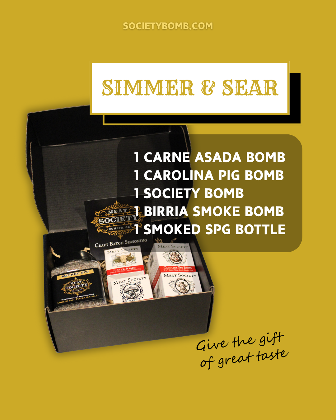 Simmer & Sear Box